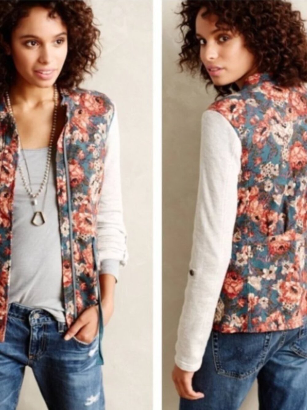Saturday/Sunday for Anthropologie Delwyn Floral Jacket.